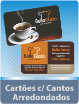 Cartões com Cantos Arredondados