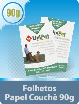 Panfletos - Papel Couchê 90g